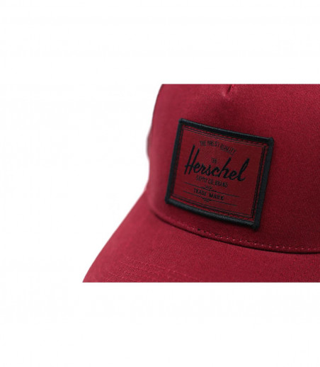 trucker Herschel bordeaux patch